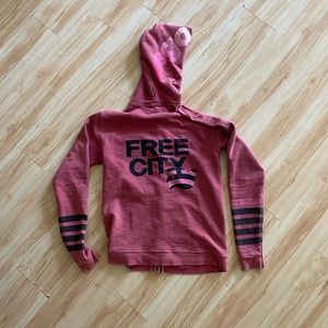 Free City Let Go Zip Hoodie Size 1 Small Used